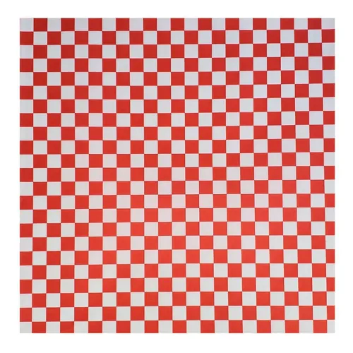 Checkered Sheets - Red - 12"x12"