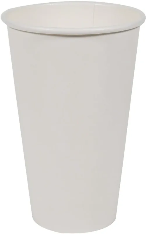 16 oz Hot Paper Cups - White