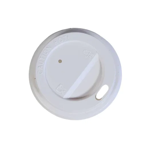 Dome Sip Lid for 4 oz Hot Paper Cups - White - Image 2