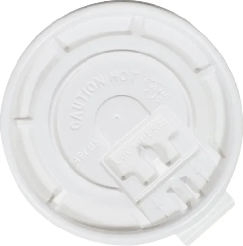 Sip Lids W/Lock Back Cover For CP16-CP24 Clear Pet Cup - 98mm - Image 2