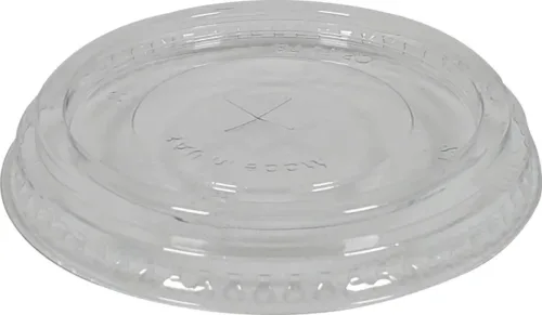 Clear Flat Lids - 8-10oz  - 78mm