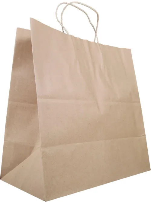 13x7x13 Kraft Paper Bag - Twisted Handle - Image 2