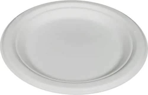 6.75" Round Bagasse Plate