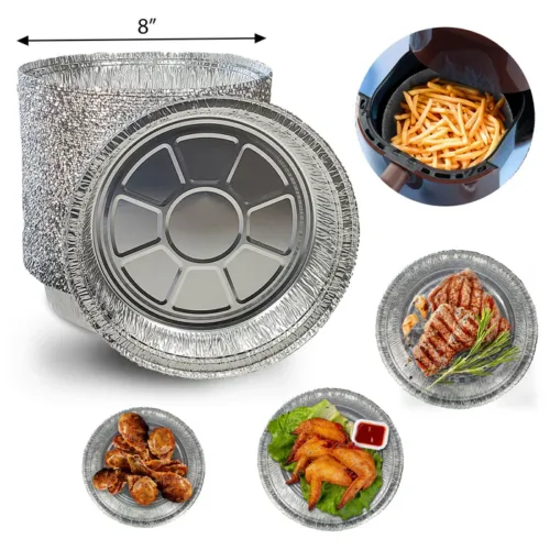 8" Round - Aluminium Foil Container - Image 2