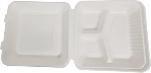 9X9- 3 Compartment Bagasse