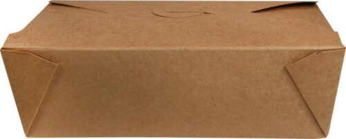 #3 Kraft Paper Fold Box - 66oz