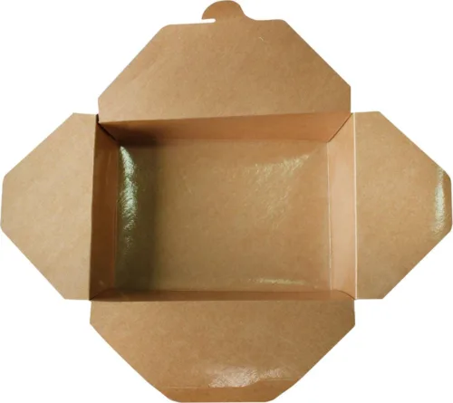 #3 Kraft Paper Fold Box - 66oz - Image 2
