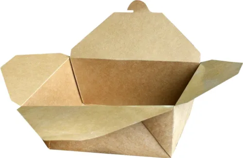 #4 Kraft Paper Fold Box - 96oz - Image 2