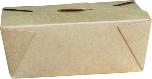 #8 Kraft Paper Fold Box - 45oz