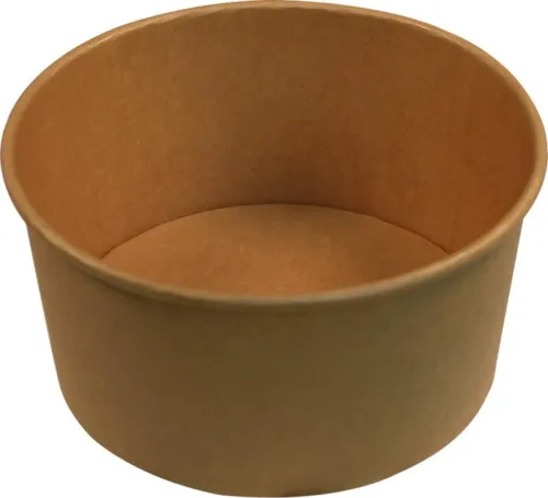 Kraft PE-Lined Paper Container Round - 1300ml