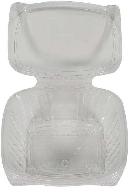 Hinged Deli Container - Clear - 12oz - Image 2