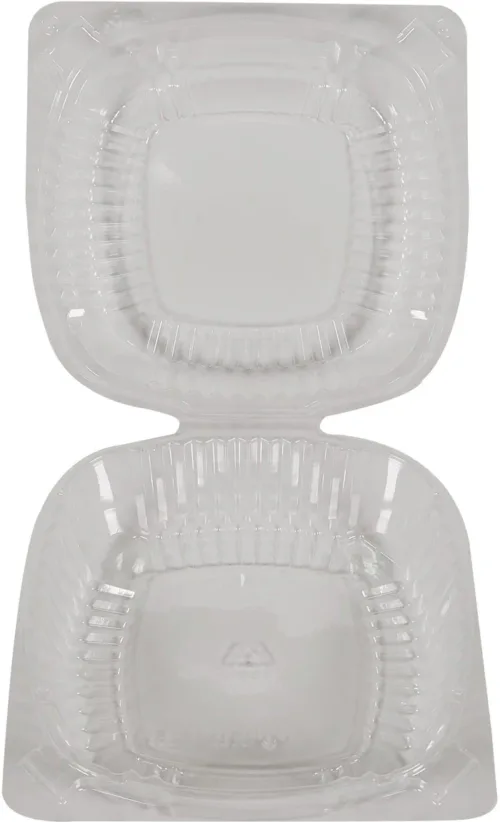9'' Large Clear Hinged Containers - Image 2