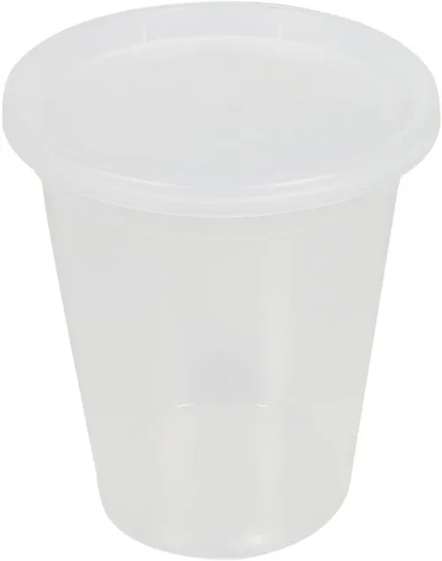 32oz Round Deli Container w/Lids